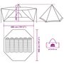 Voir la diapositive 6 : VIDAXL Tente familiale tipi 6 personnes marron impermeable