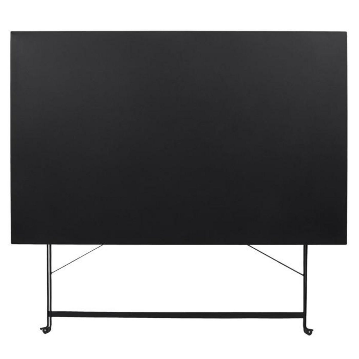 Paris Prix Table de Jardin Pliante  Palerme  110cm Noir
