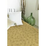 Vent du sud Jeté de lit jacquard en coton lavé PABLO, par Vend du Sud. Coloris disponibles : Vert, Bleu, Blanc