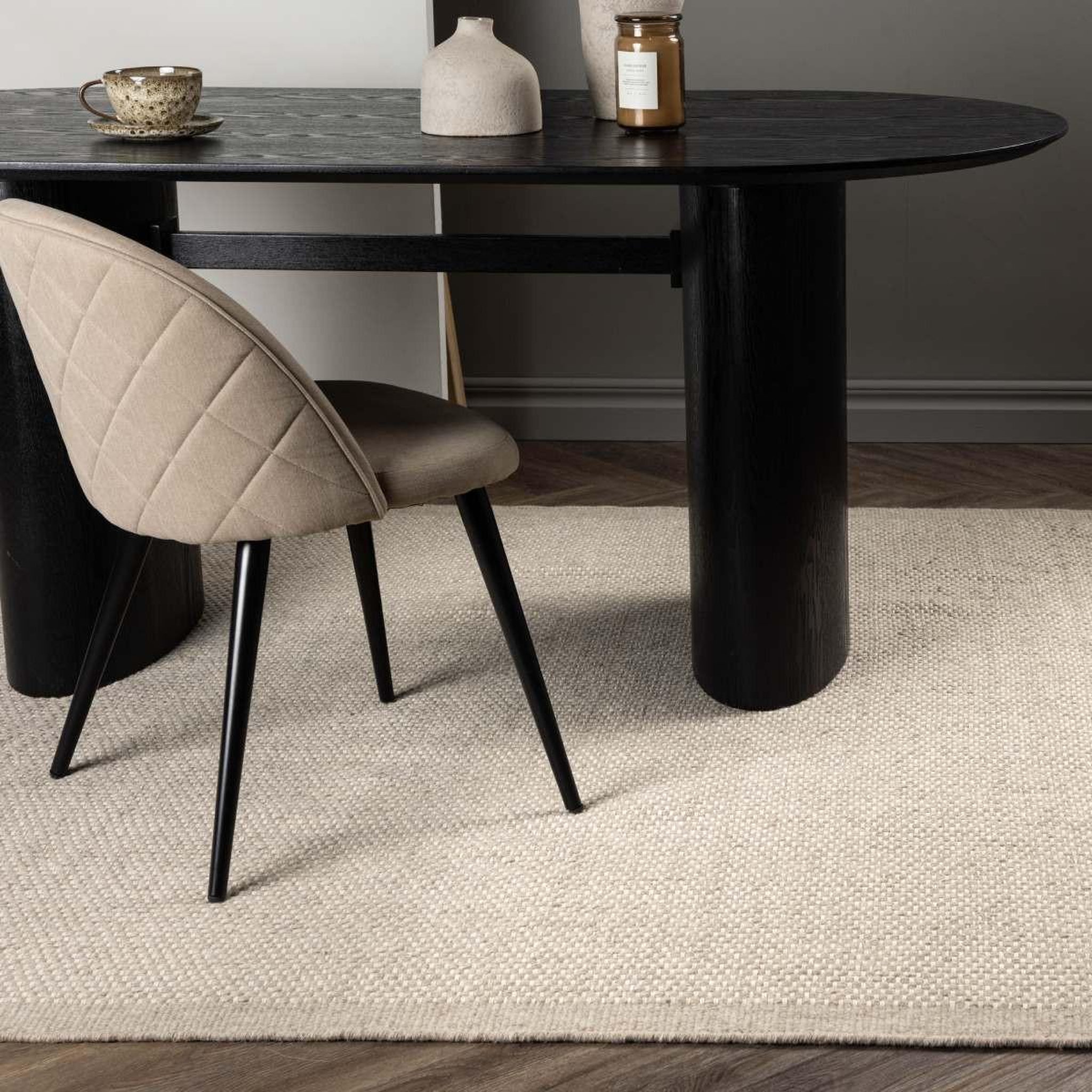Voir la diapositive 3 : Paris Prix Tapis déco  vilma  160x230cm beige