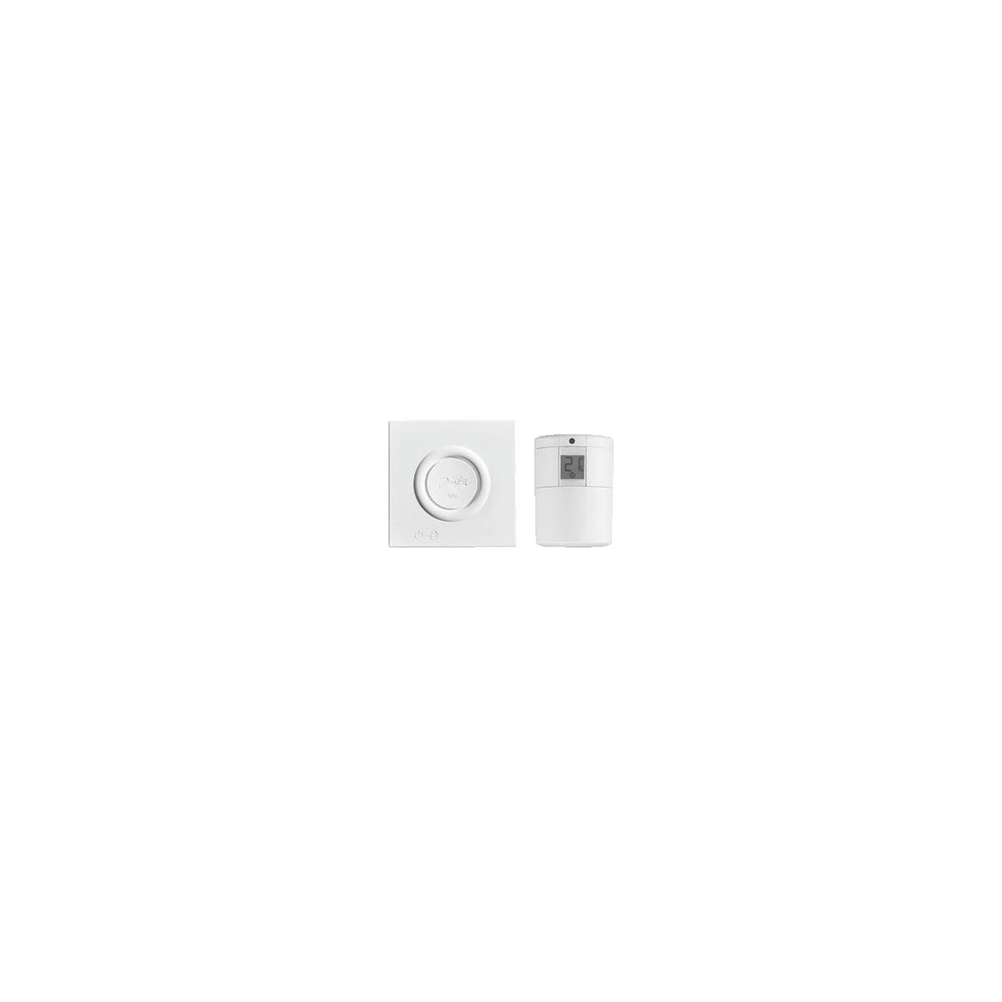 Voir la diapositive 2 : Danfoss Thermostat connecté Danfoss Ally blanc