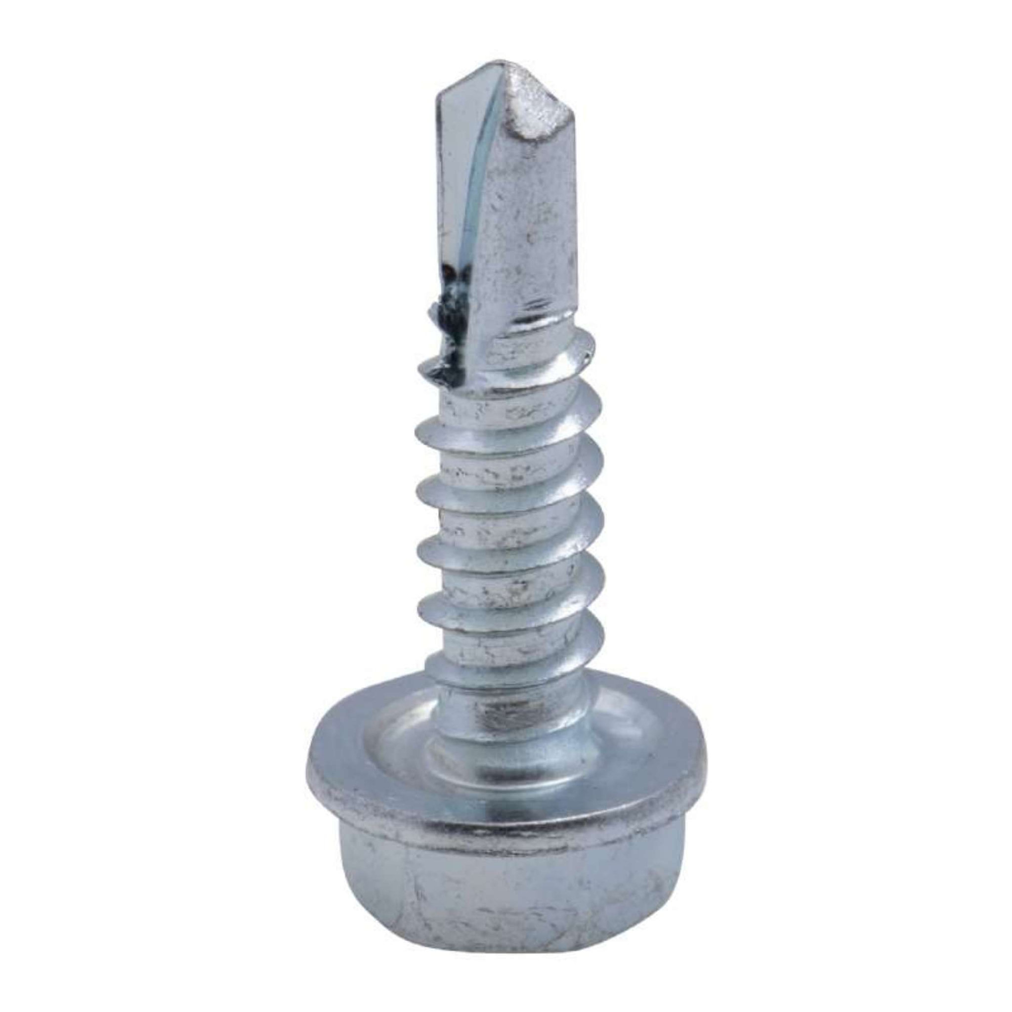Voir la diapositive 2 :  Vis autoperceuse tête hexagonale zinguée Vissal 4,2 x 16 mm  lot de 25 vis