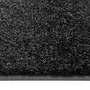 VIDAXL Paillasson lavable Noir 60x90 cm