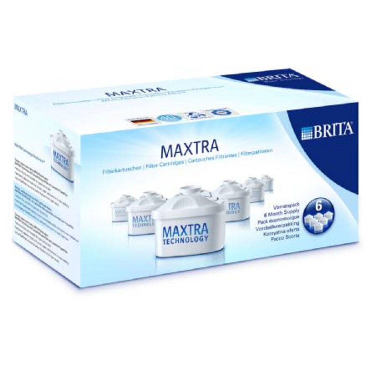 BRITA Pack de 6 cartouches MAXTRA 