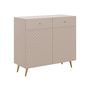 Voir la diapositive 2 : BEST MOBILIER Sorolla - buffet bas - 100 cm