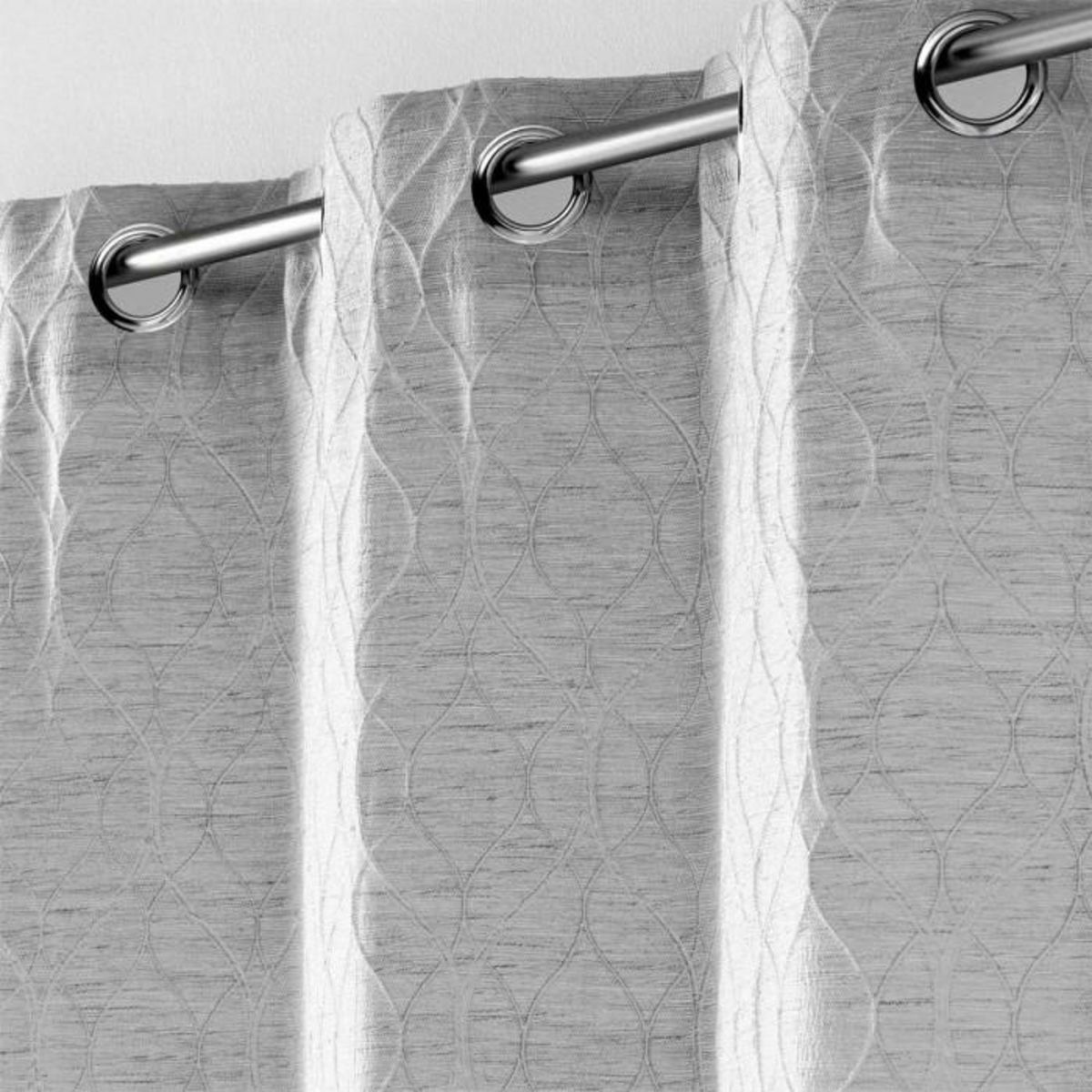 Paris Prix Rideau à Œillets  Odyssea  137x260cm Gris