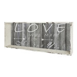 Paris Prix Étagère Murale Vintage  Love  76cm Gris