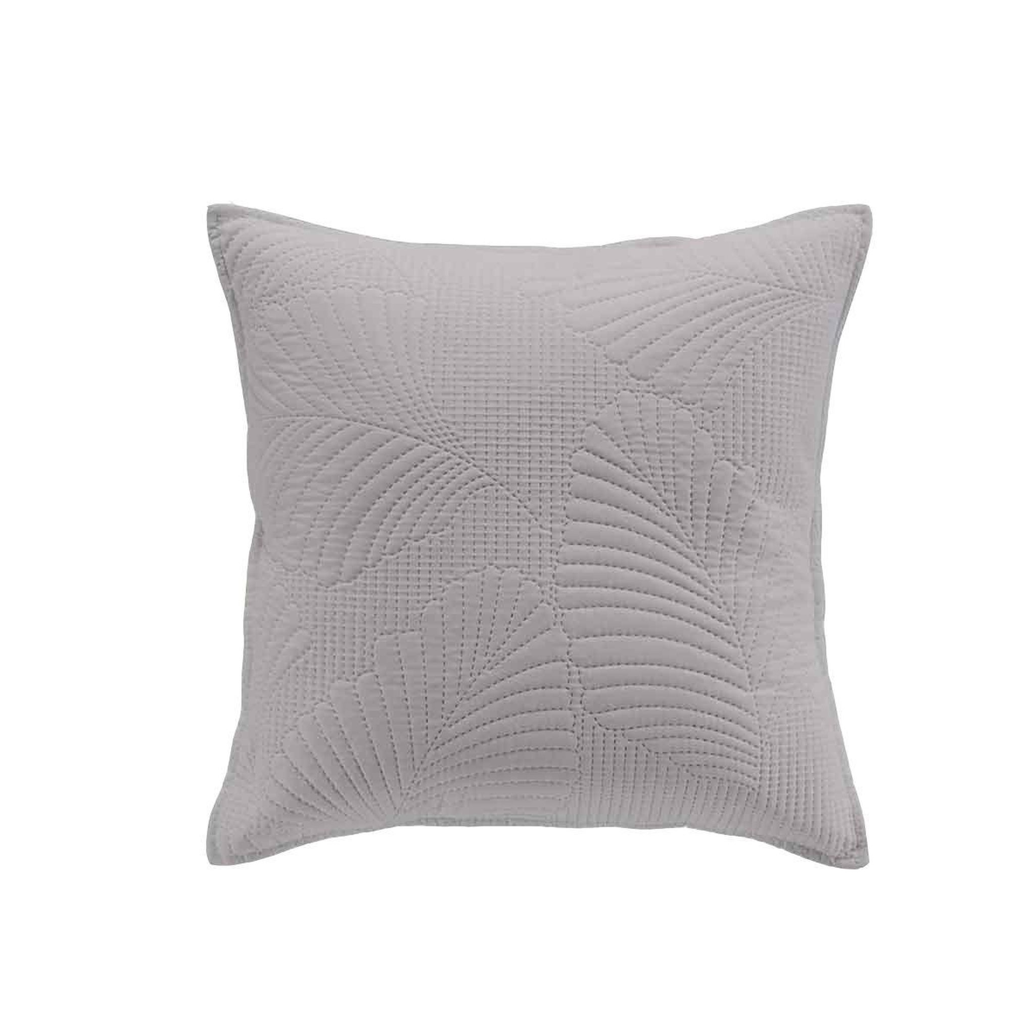 Voir la diapositive 2 : Douceur d'Intérieur Housse de coussin  palombine  40x40cm gris