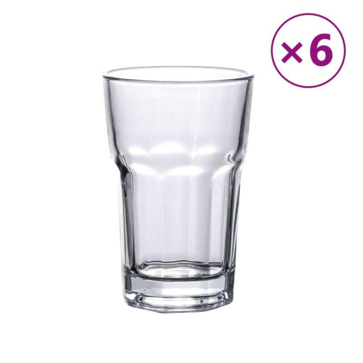 VIDAXL Verres à bière 6 pcs 295 ml