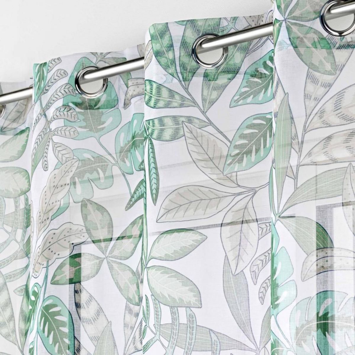 Douceur d'Intérieur Voilage à œillets 140x240 sable Beautaline