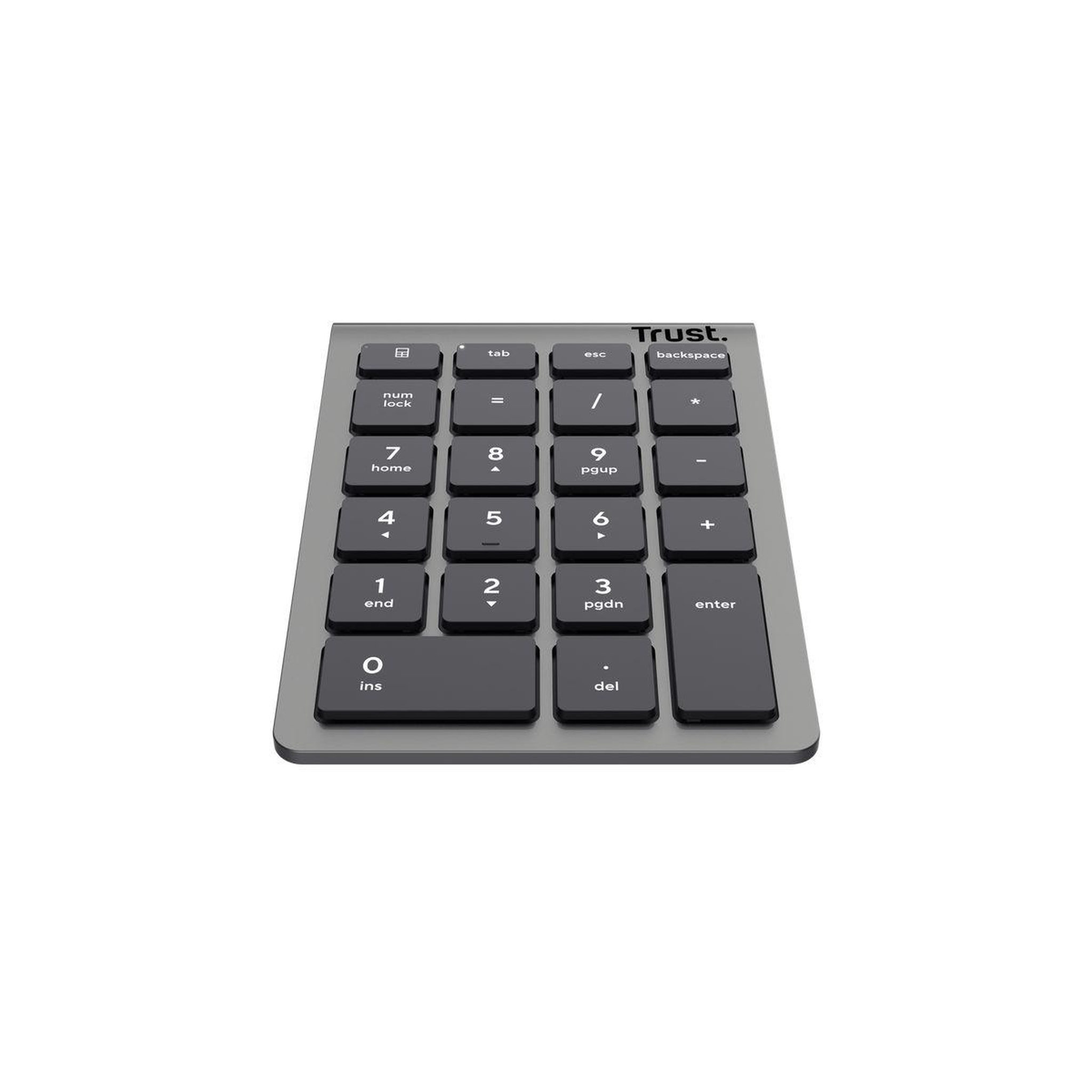Voir la diapositive 2 : Trust Pavé numérique sans fil en aluminium