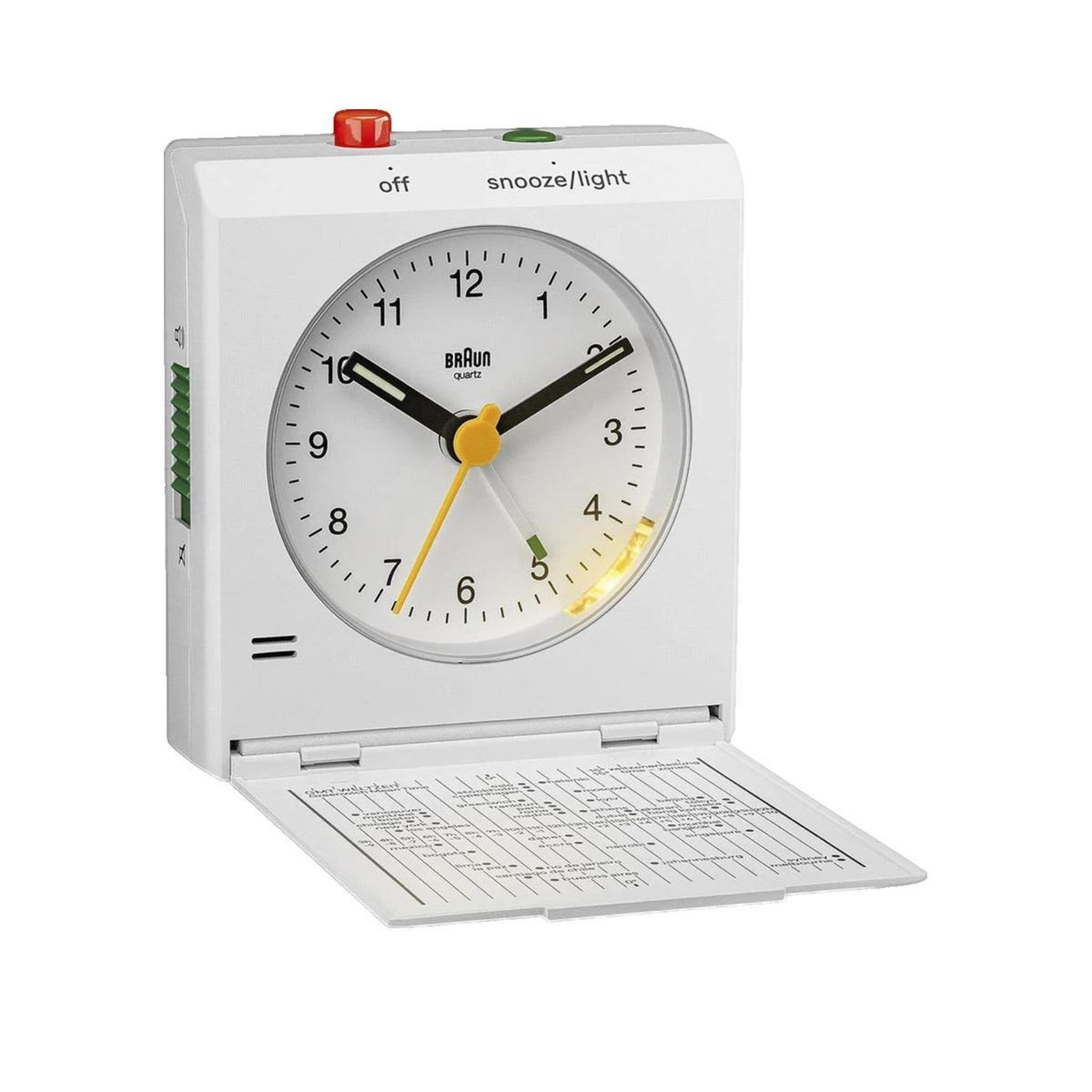 BRAUN Horloge Braun BC 05 W blanche