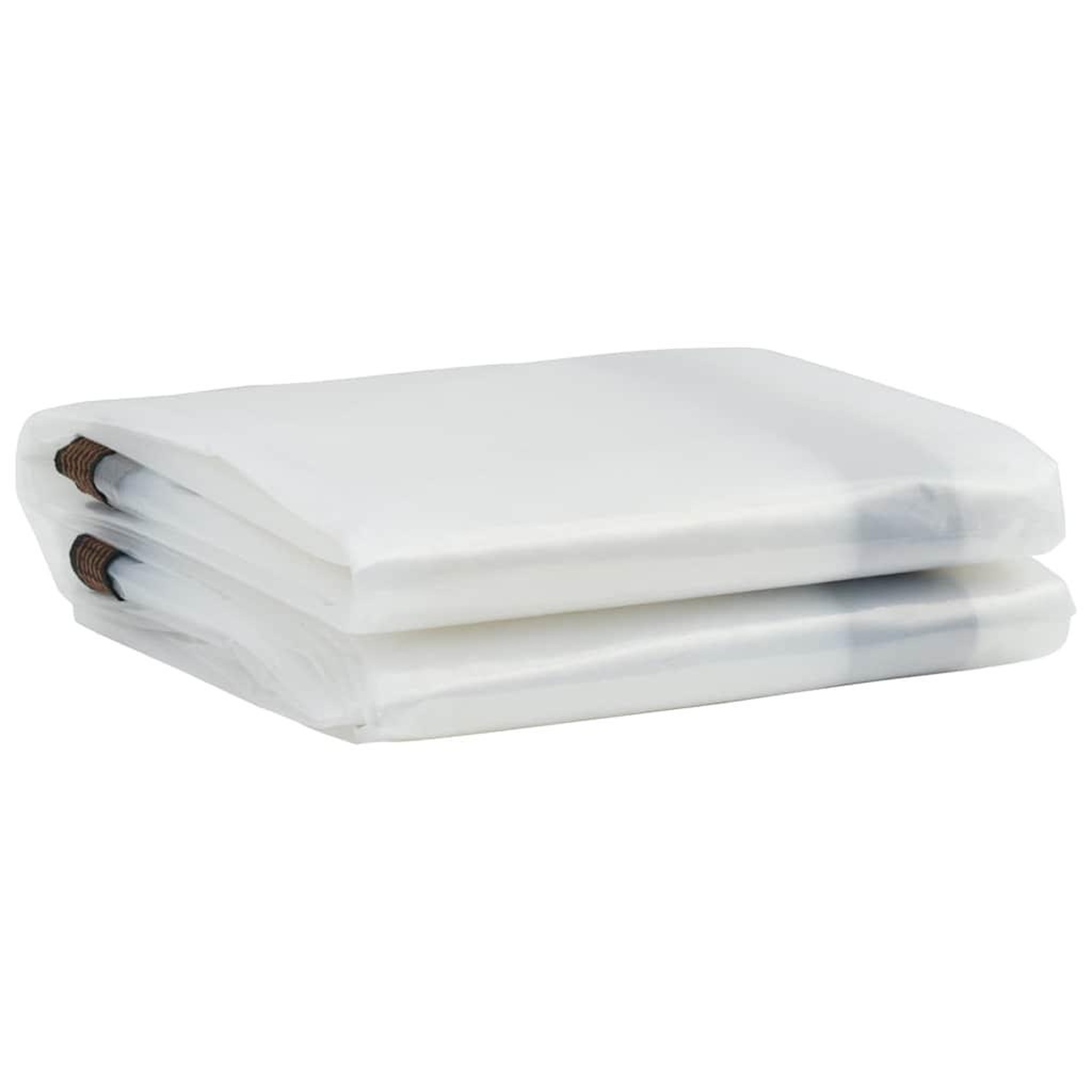 Voir la diapositive 3 : VIDAXL Bache transparente avec œillets 4x6 m polyethylene