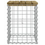 Voir la diapositive 4 : VIDAXL Banc de jardin design gabion 33x31x42 cm bois de pin impregne