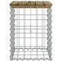 Voir la diapositive 4 : VIDAXL Banc de jardin design gabion 33x31x42 cm bois de pin impregne