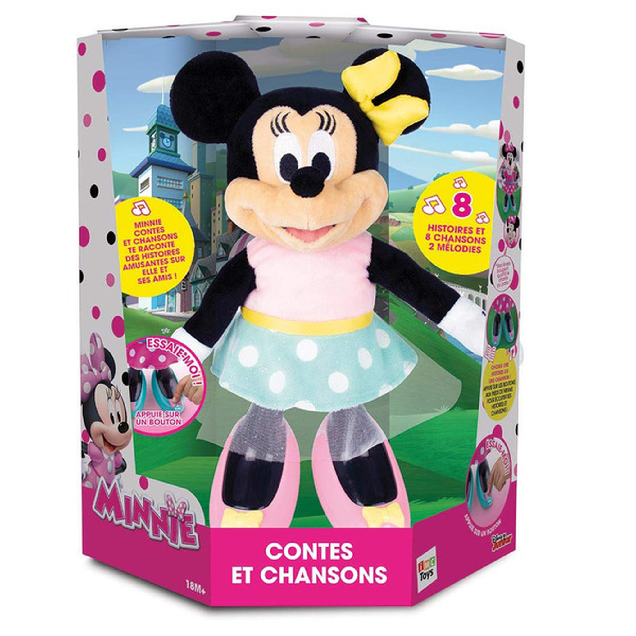 Voir la diapositive 2 : IMC TOYS Peluche à fonction Minnie Contes et Chansons - Disney
