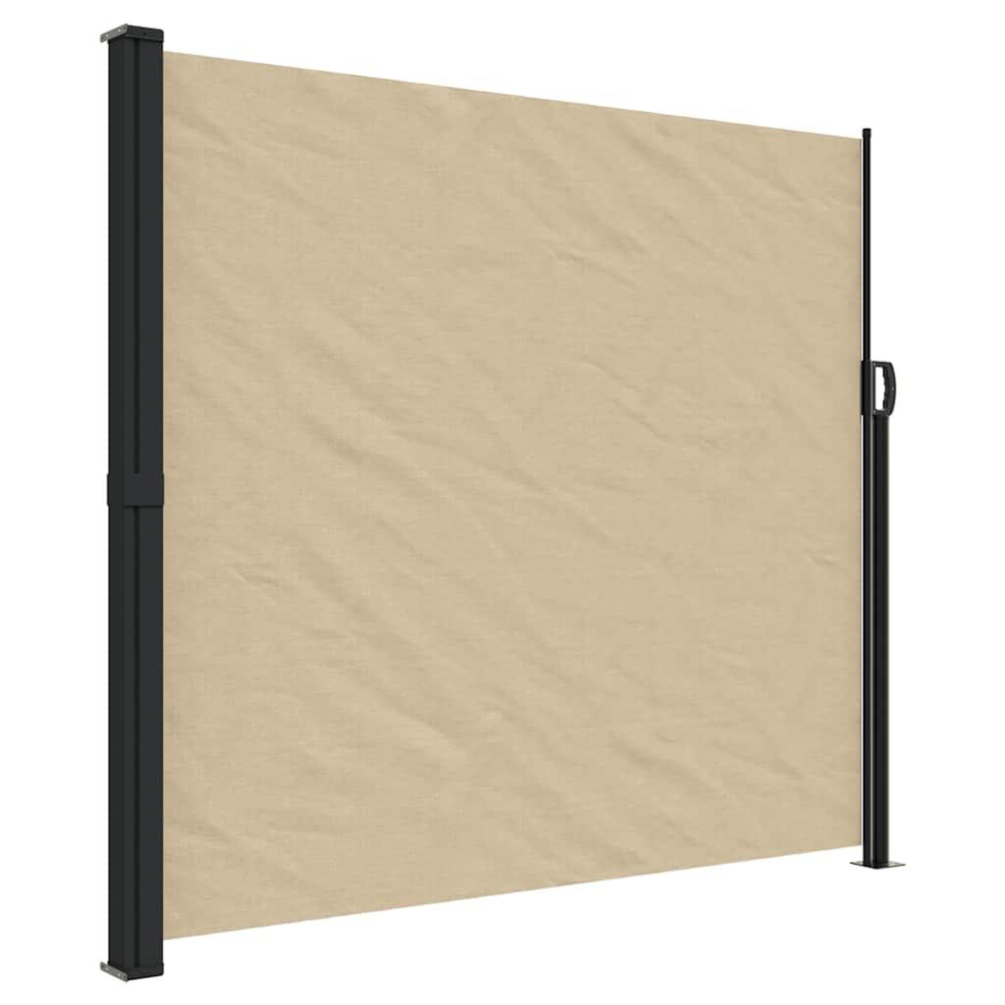 Voir la diapositive 2 : VIDAXL Auvent lateral retractable beige 180x300 cm
