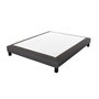 Voir la diapositive 3 : PRESTIGE Collection Ensemble matelas ressorts TEMPO GREY + sommier déco gris 140x190 cm 