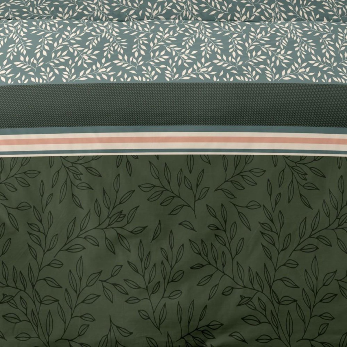 Dourev Housse de couette 240x220 BAMBU + 2 taies matière Polaire