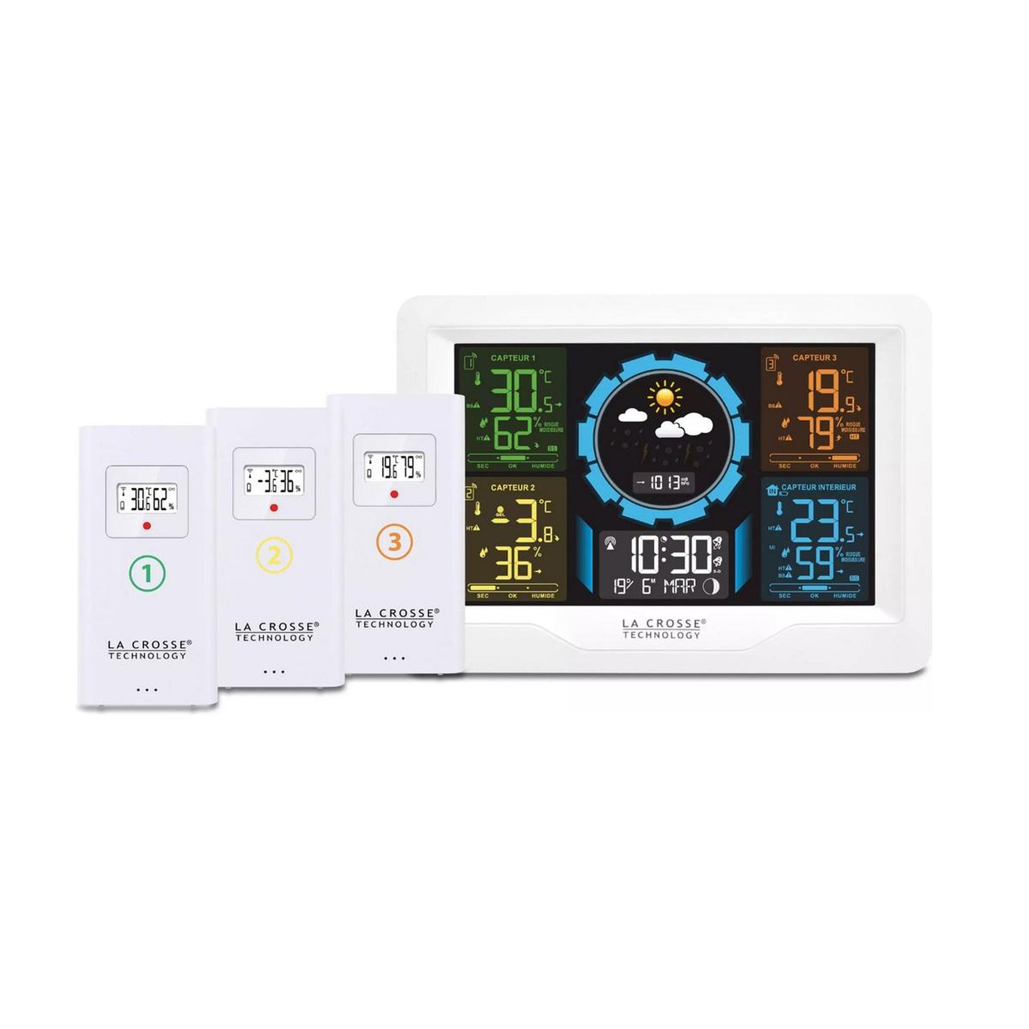 La crosse technology Station météo blanc - WS6304WHI