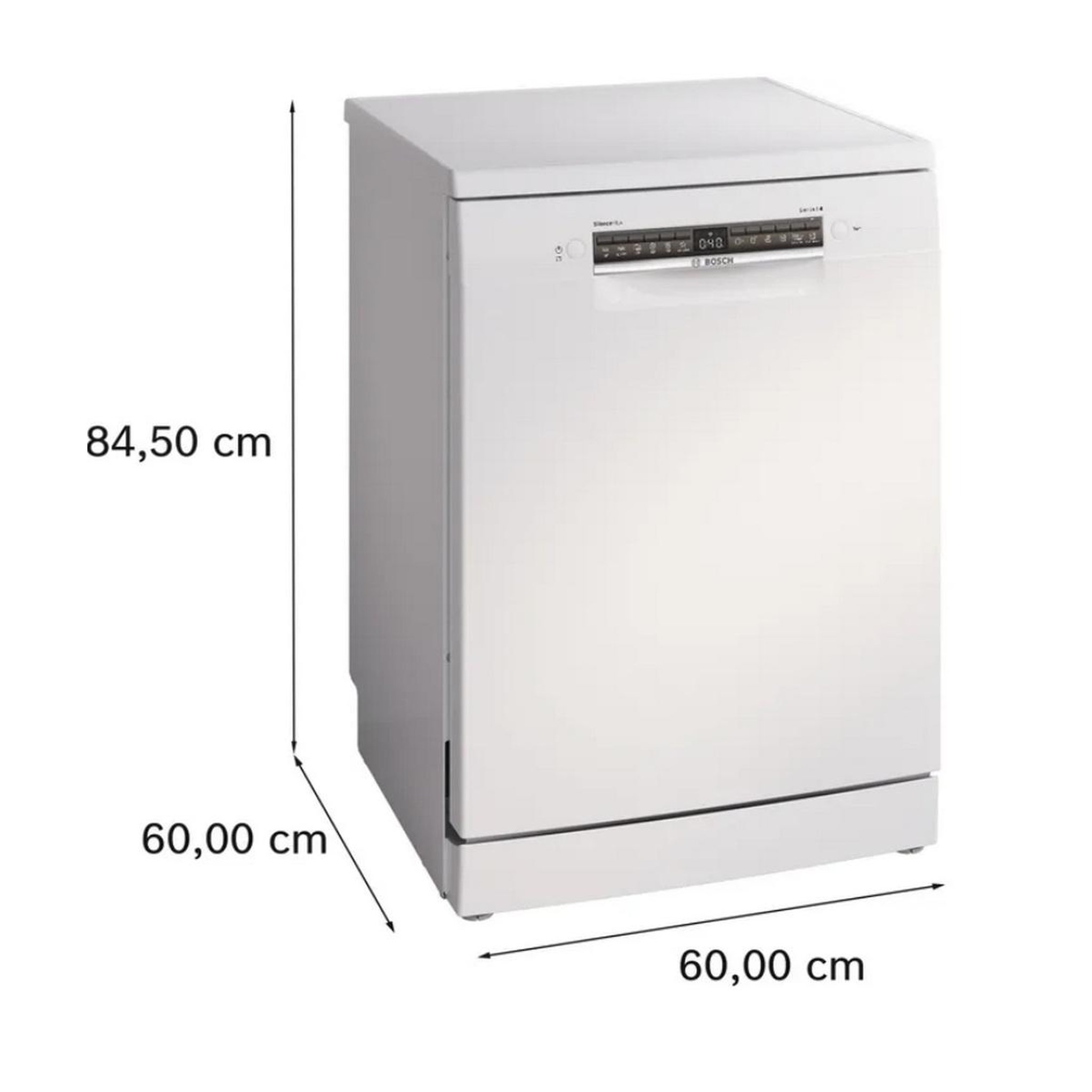 Voir la diapositive 5 : BOSCH Lave-vaisselle 60cm 14couverts 42db blanc - sms4emw06e