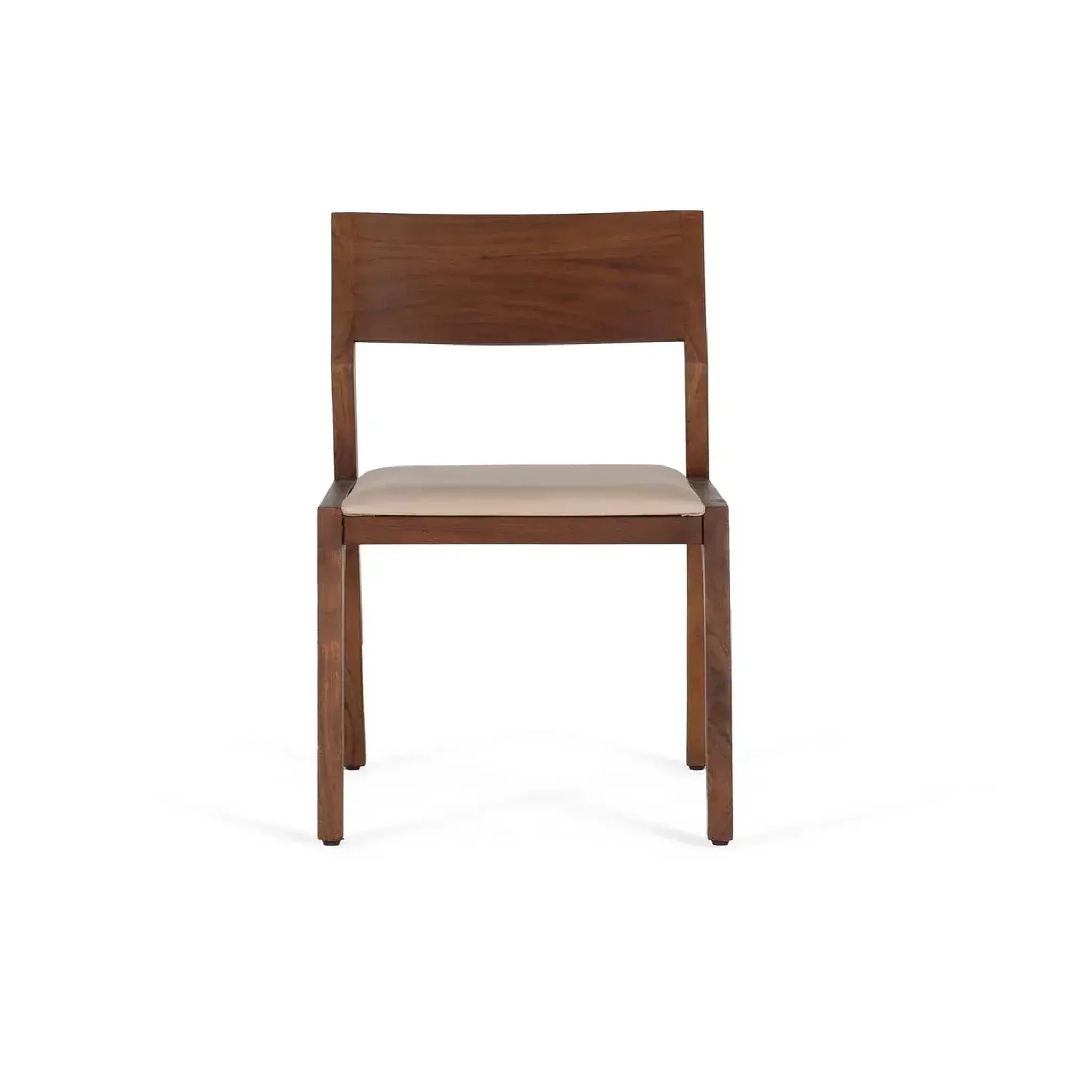 Voir la diapositive 2 : GINER Y COLOMER SL Lot de 2 chaises de bois d'acacia 44 cm style rustique moderne