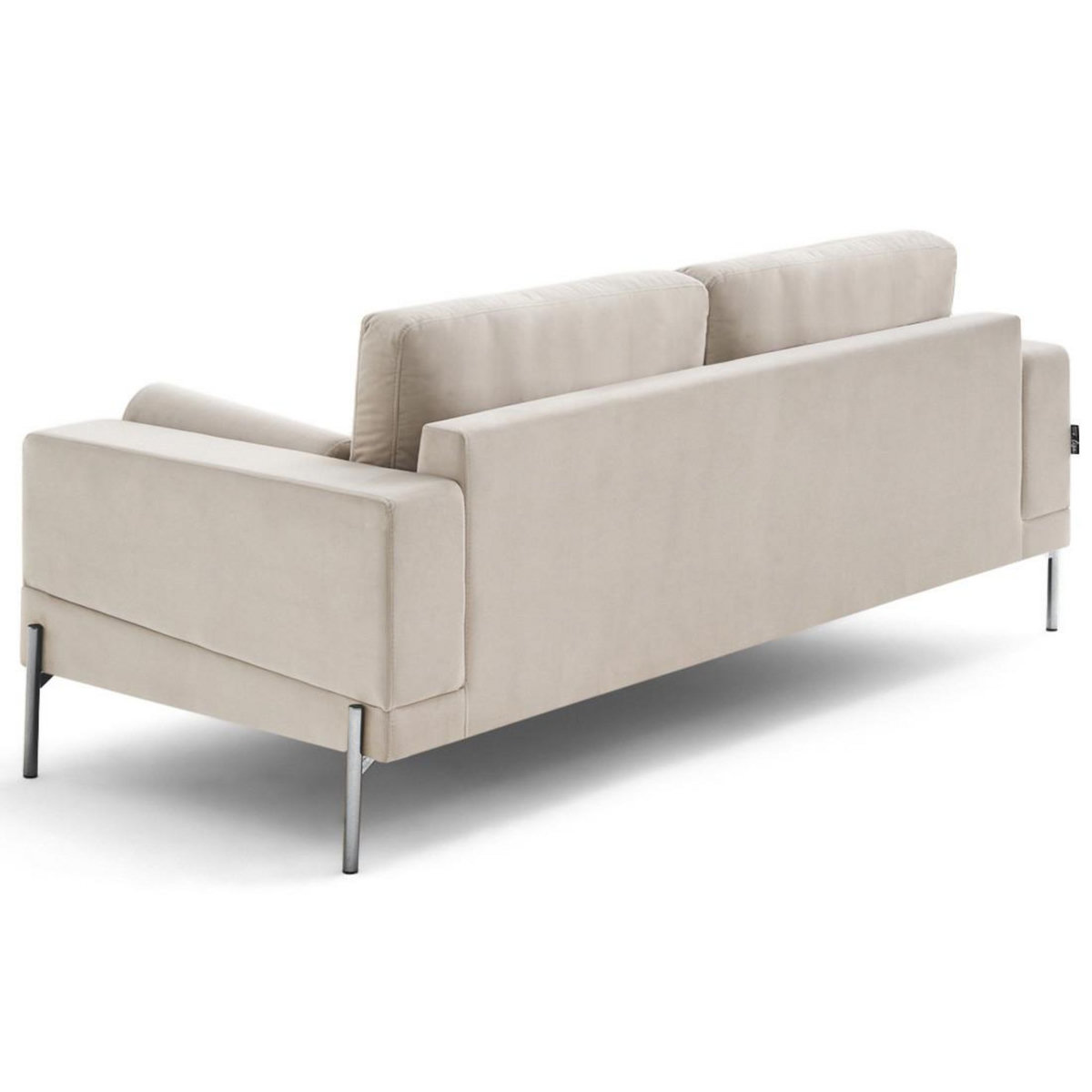 LISA DESIGN Isaure - canapé droit 3 places en velours