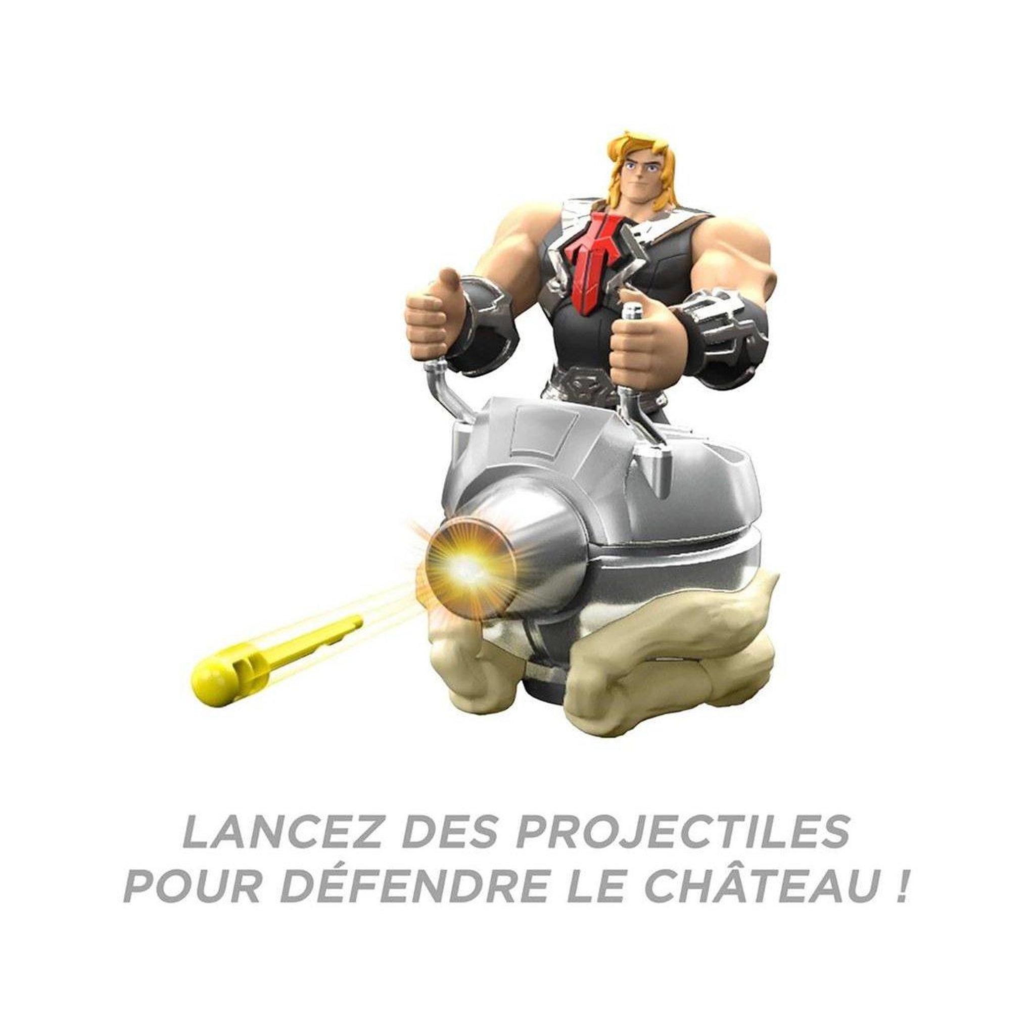 Voir la diapositive 5 : MATTEL Les Maîtres de l'Univers - Coffret Château des ombres avec effets sonores et lance-projectiles