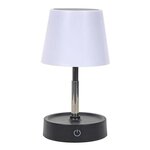 Paris Prix Lampe à Poser Télescopique Tactile  Rechargeable  29cm Blanc