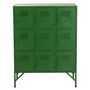 Voir la diapositive 2 : Paris Prix Commode 9 Portes en Métal  Pulgar  113cm Vert