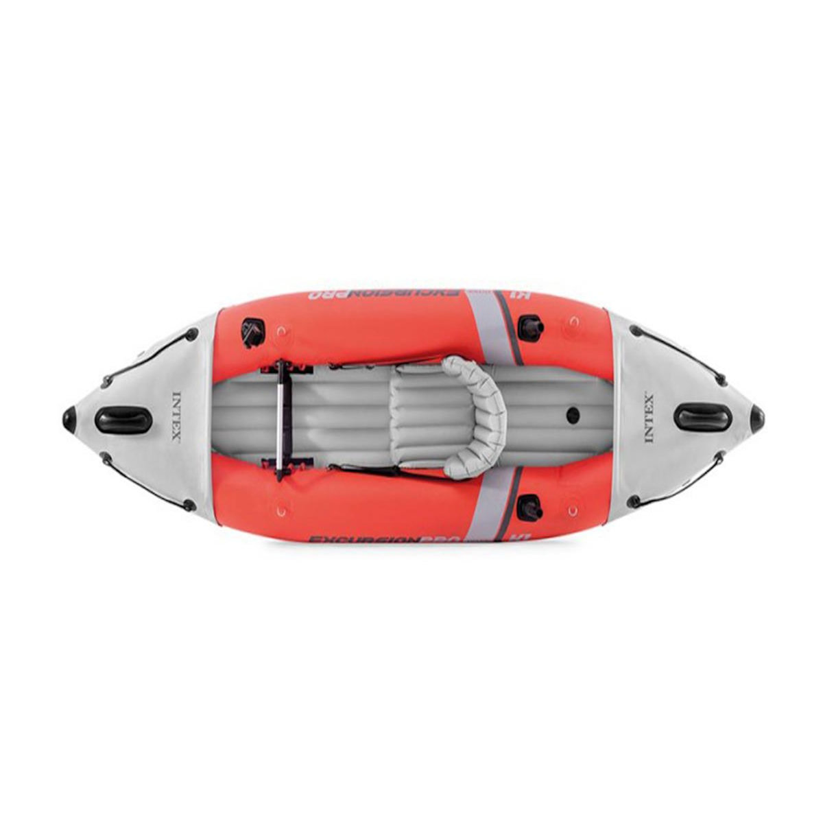 INTEX Kit canoë gonflable 1 place Excursion Pro K1 avec rames et gonfleur - Intex