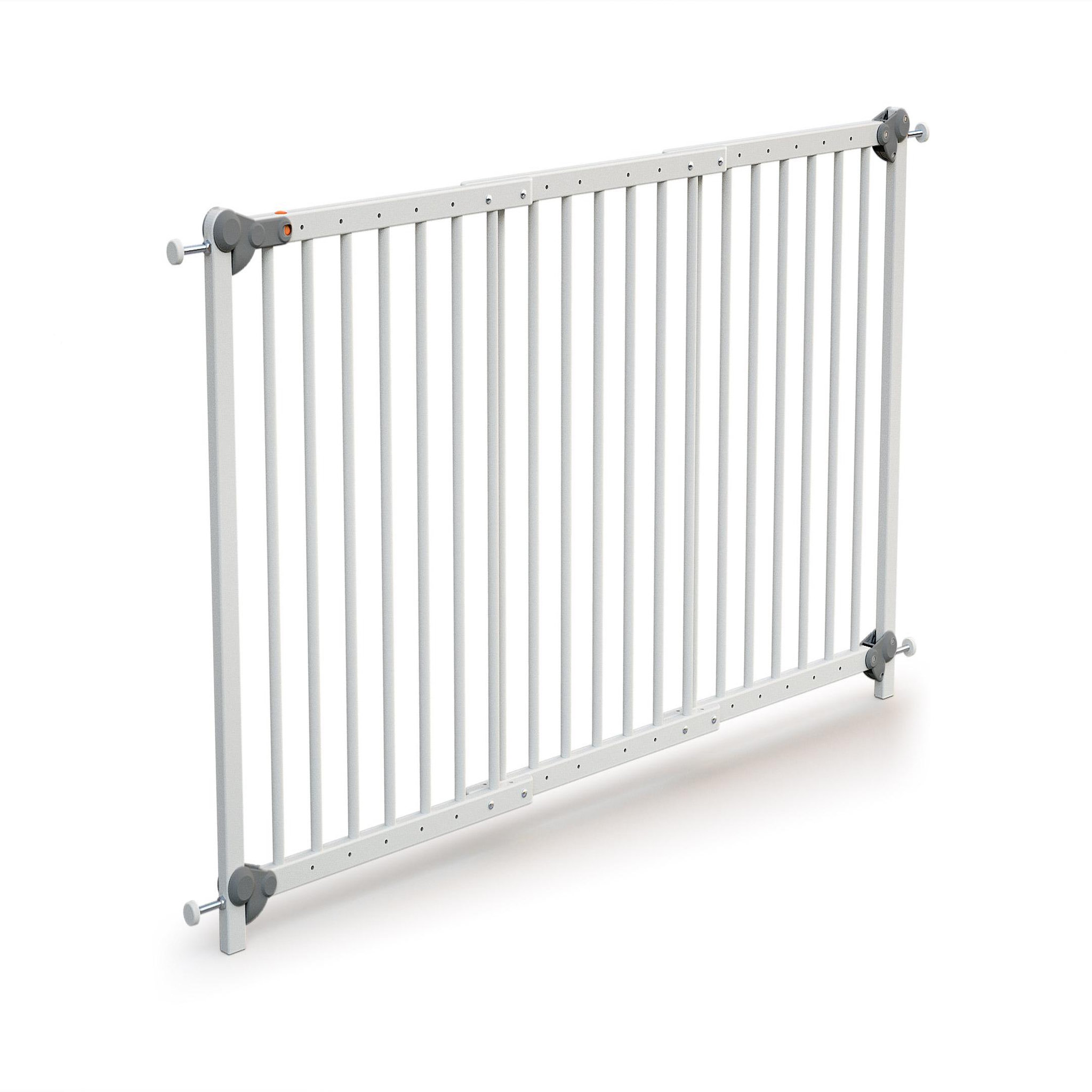 WEBABY Barrière de sécurité bébé extensible en bois LOKEE. Coloris disponibles : Beige
