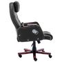Voir la diapositive 3 : VIDAXL Chaise de bureau de massage Noir Similicuir