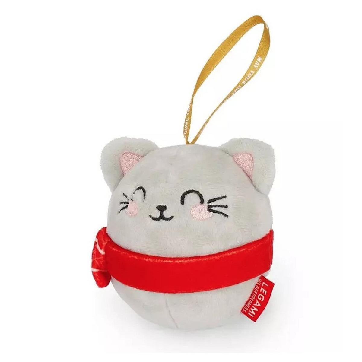 LEGAMI ho-ho-hornaments -décoration de noel en peluche - Kitty