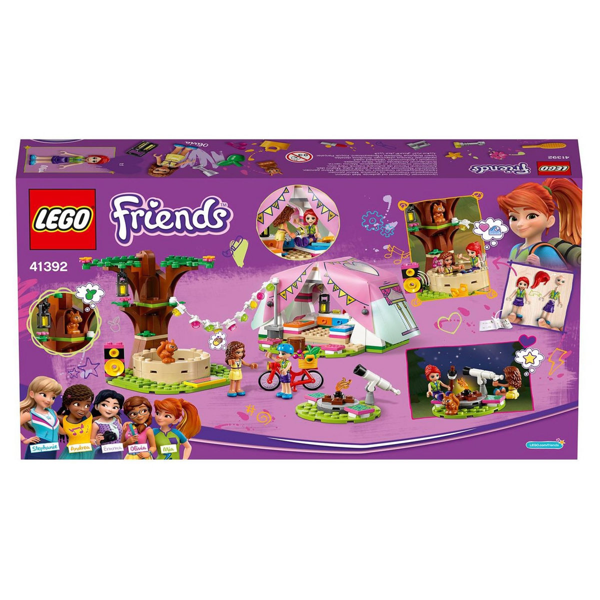 LEGO Friends 41392 Le camping glamour dans la nature