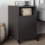 Voir la diapositive 1 : VIDAXL Table de chevet noir 36x39x59 cm acier