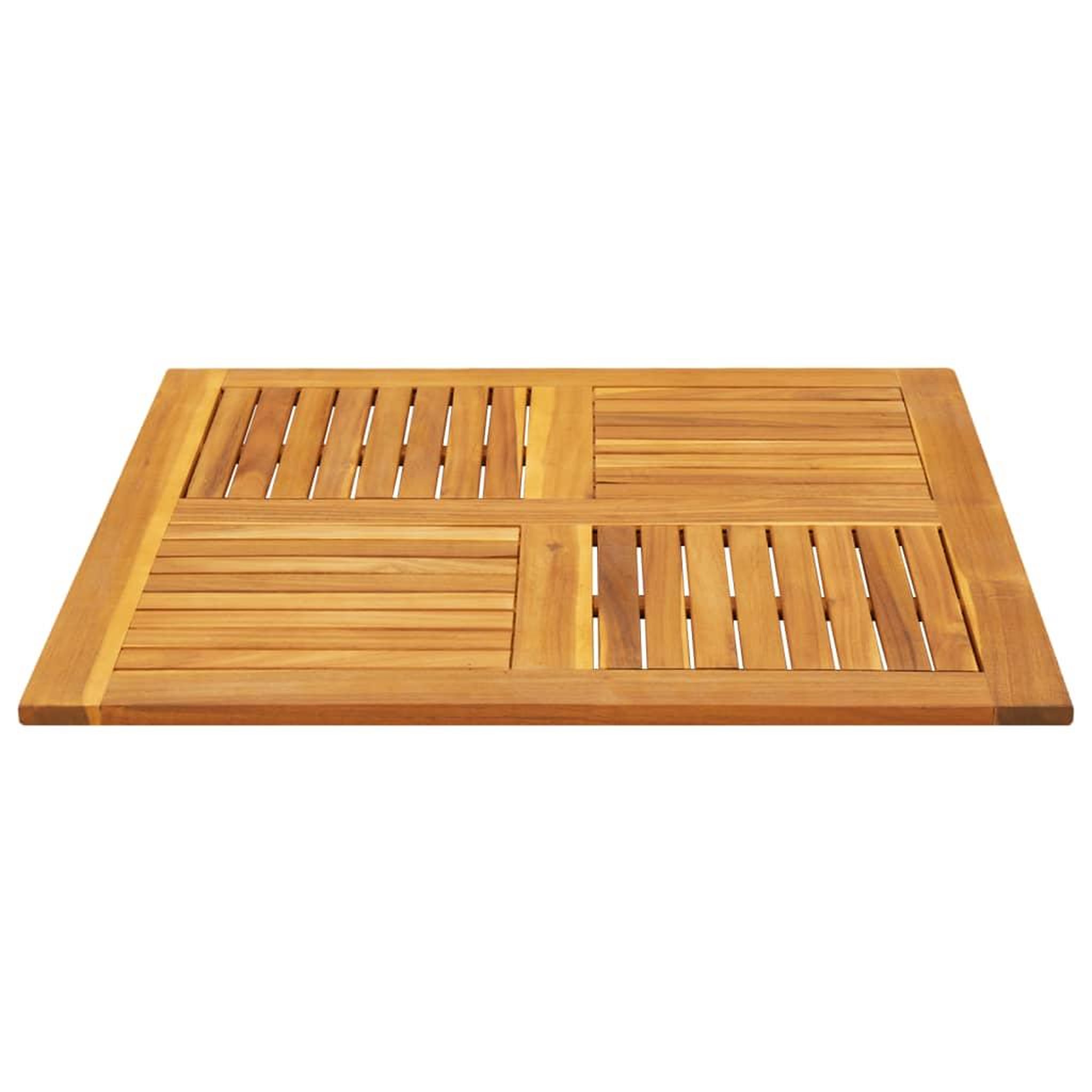 Voir la diapositive 5 : VIDAXL Dessus de table 90x90x2,2 cm carre bois massif d'acacia