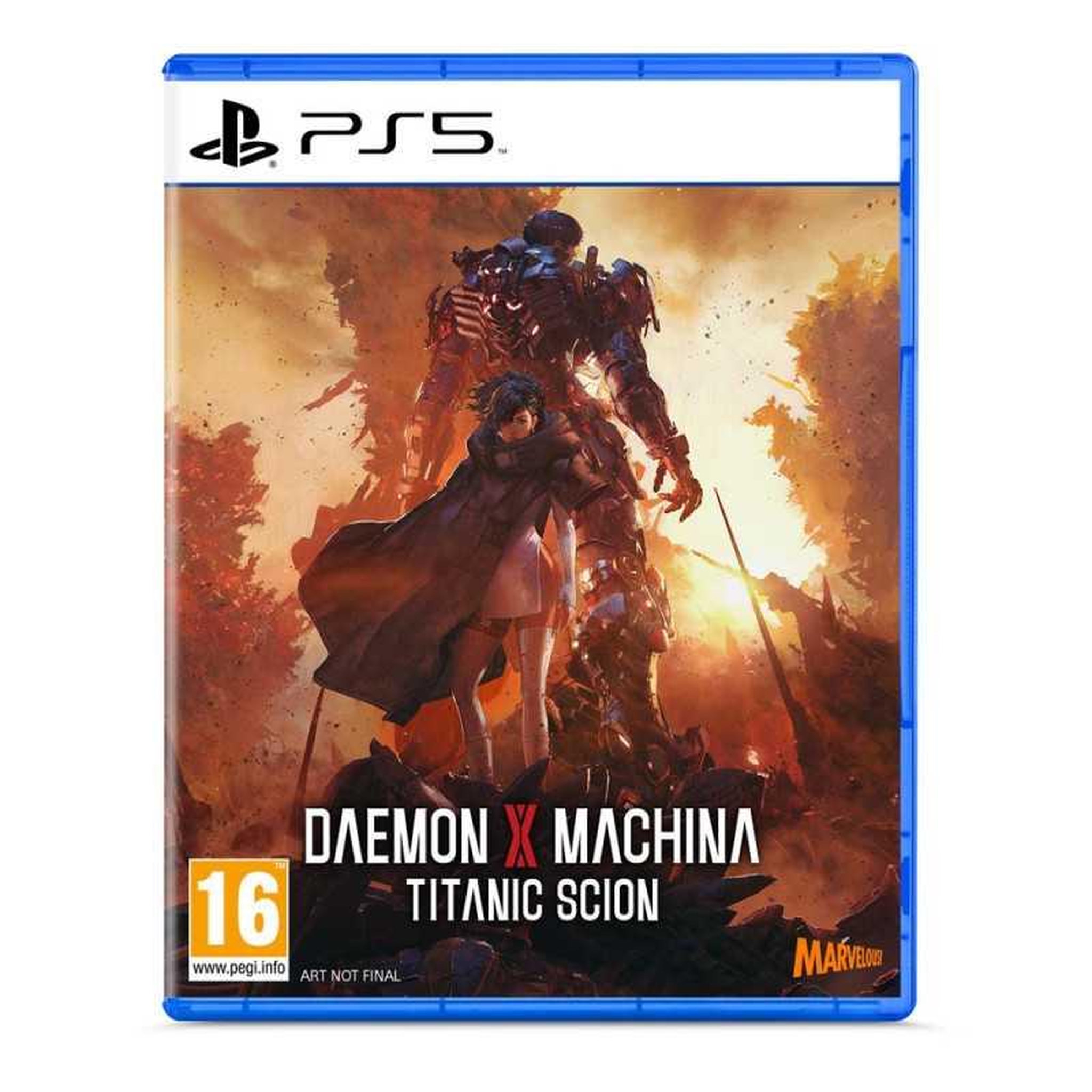 PREMIUM Jeu d'action sci-fi sur ps5 daemon x machina: titanic scion — combat de méchas et monde ouvert