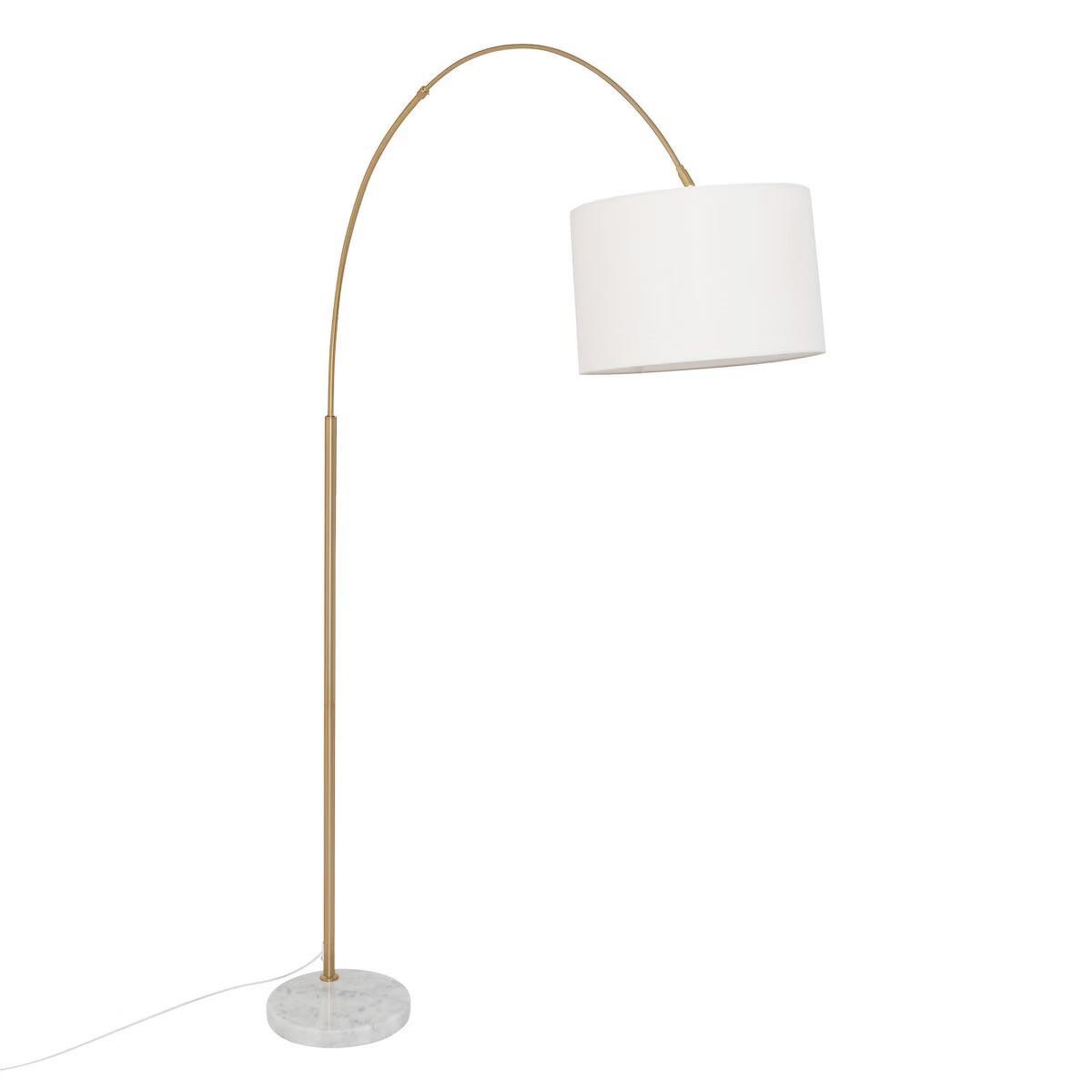 ATMOSPHERA Lampadaire design arc  tilio  195cm doré