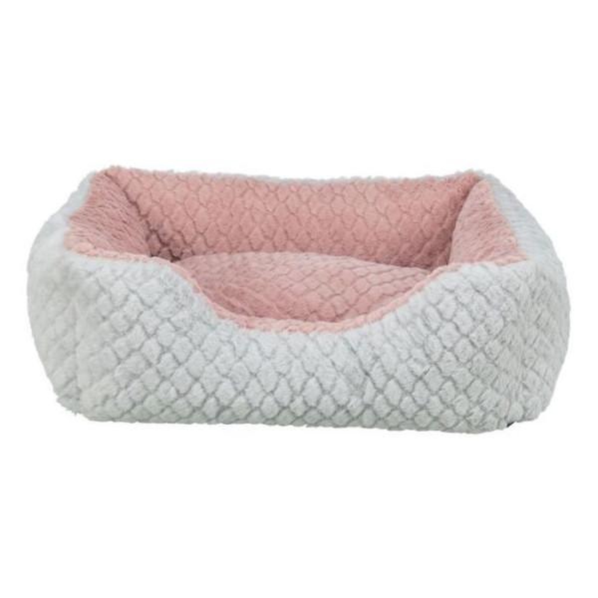 Voir la diapositive 4 : Trixie Panier pour chien - TRIXIE - KALINE MIO - 50 x 40 cm - Gris / Vieux rose