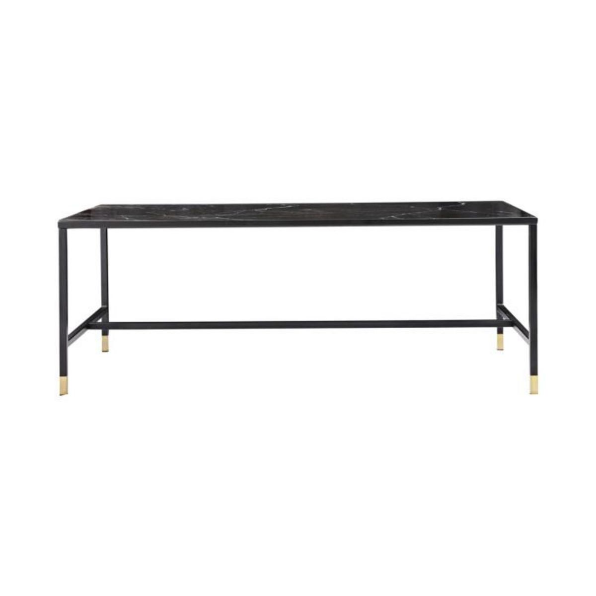 Paris Prix Table Basse Design en Verre  Dipp  130cm Noir