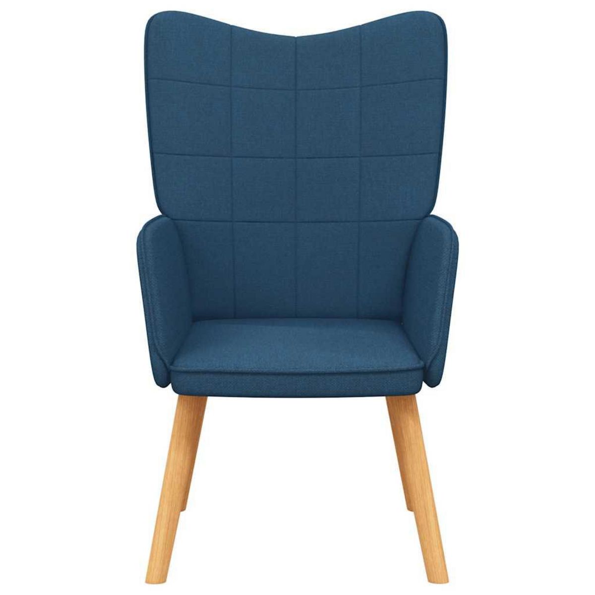 VIDAXL Chaise de relaxation Bleu Tissu