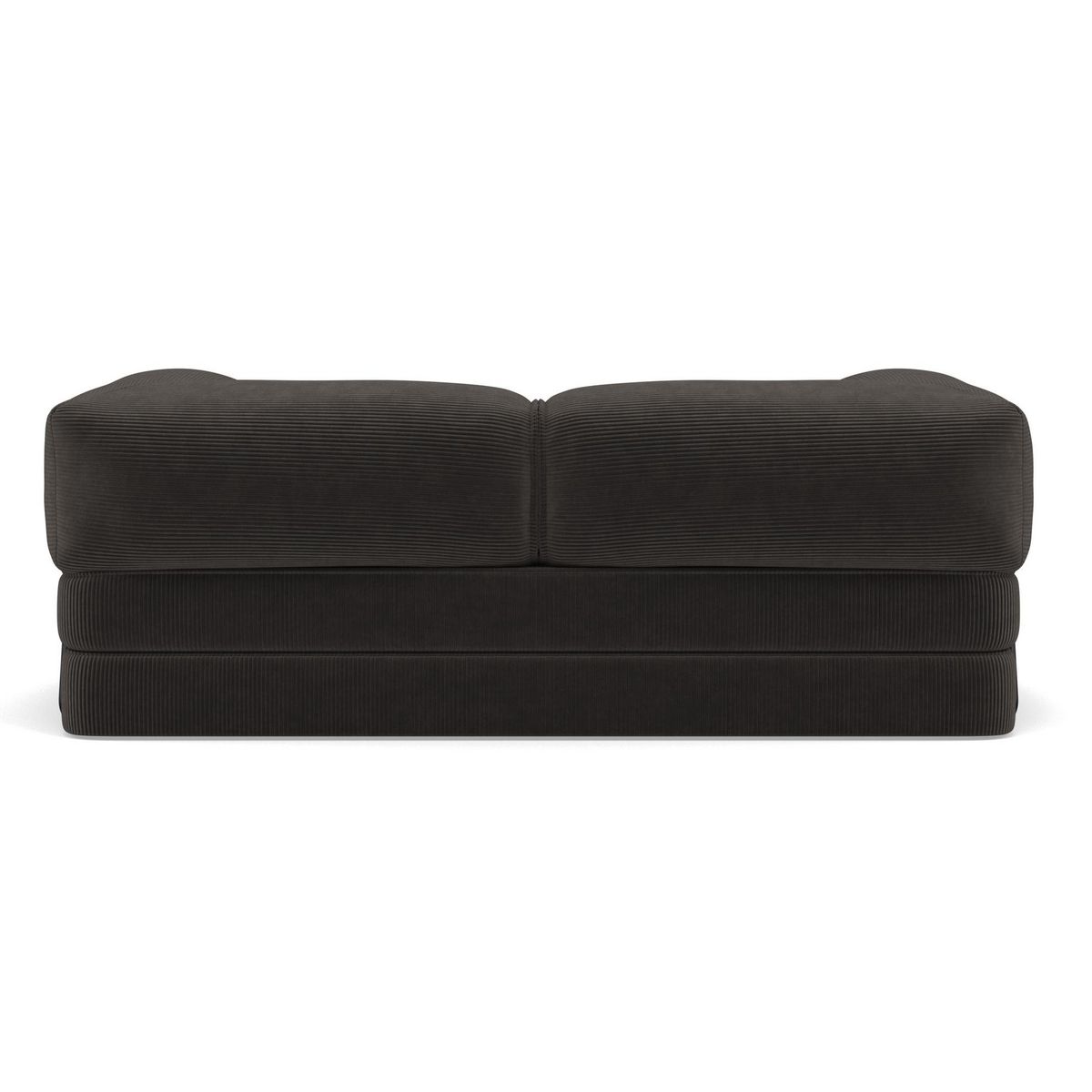 LISA DESIGN Poppy - canapé 3 places convertible en velours côtelé