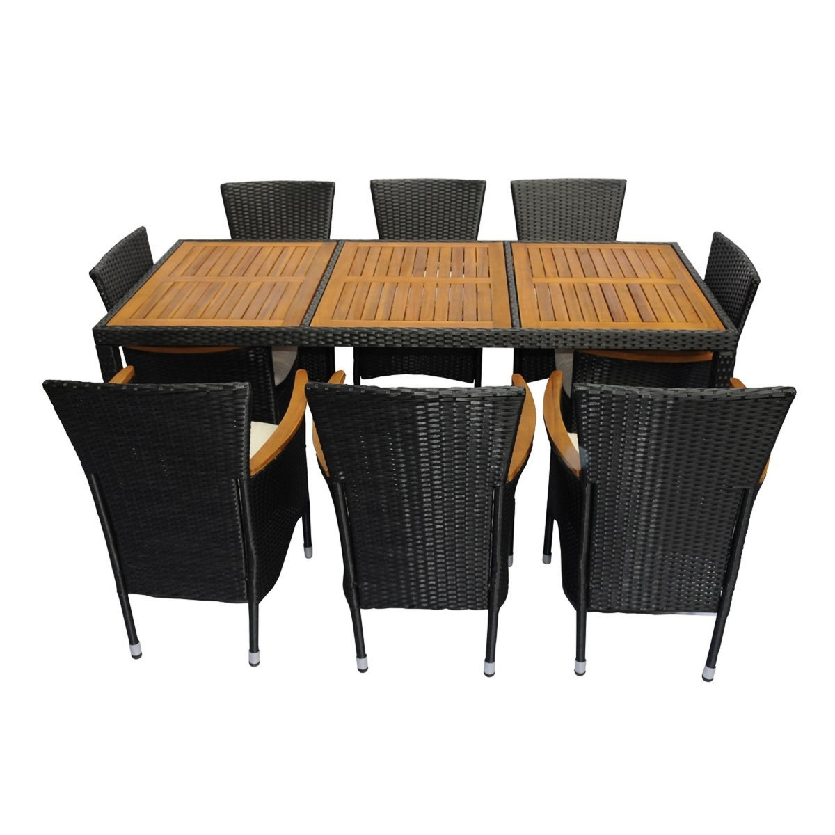 Salon de jardin 8 personnes bois acacia BELIZE