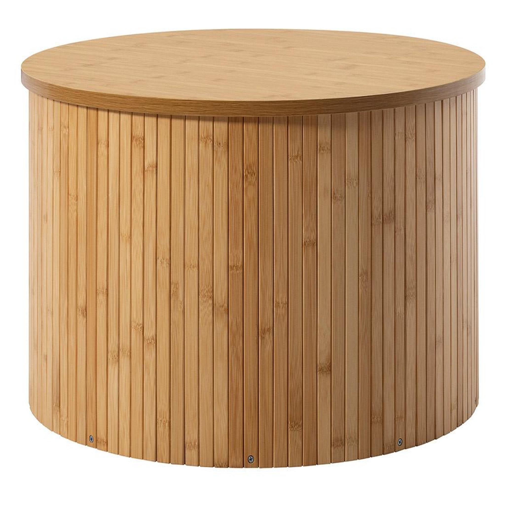 Voir la diapositive 6 : BEST MOBILIER Kofu - table basse ronde - bambou - 60 cm