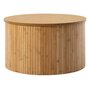 Voir la diapositive 6 : BEST MOBILIER Kofu - table basse ronde - bambou - 60 cm