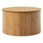 Voir la diapositive 6 : BEST MOBILIER Kofu - table basse ronde - bambou - 60 cm