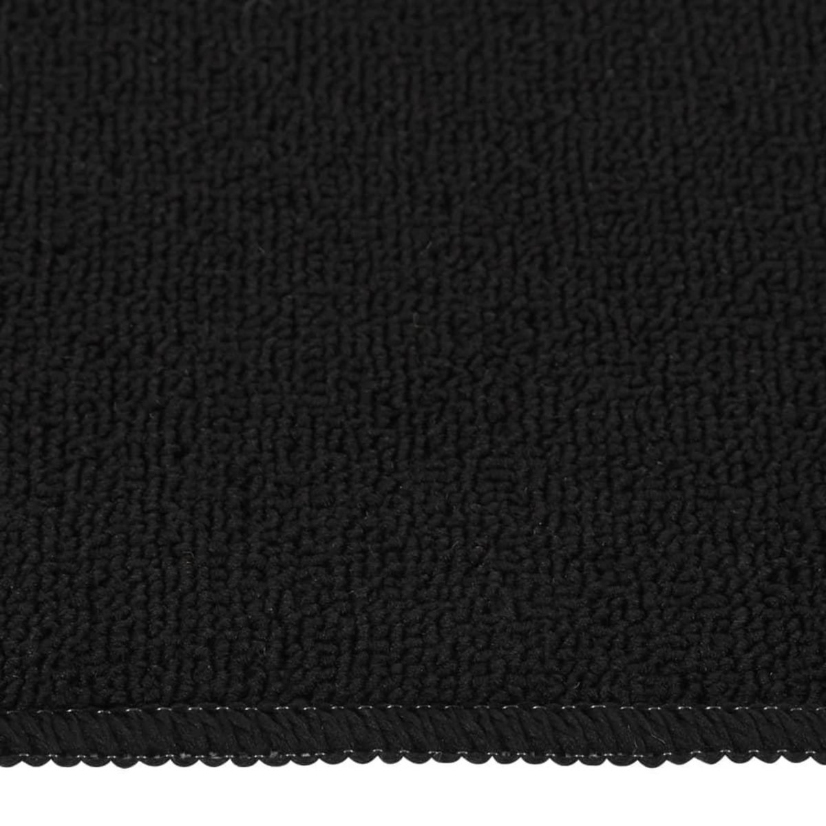 VIDAXL Tapis d'escalier antiderapants 15pcs 75x20cm Noir Rectangulaire