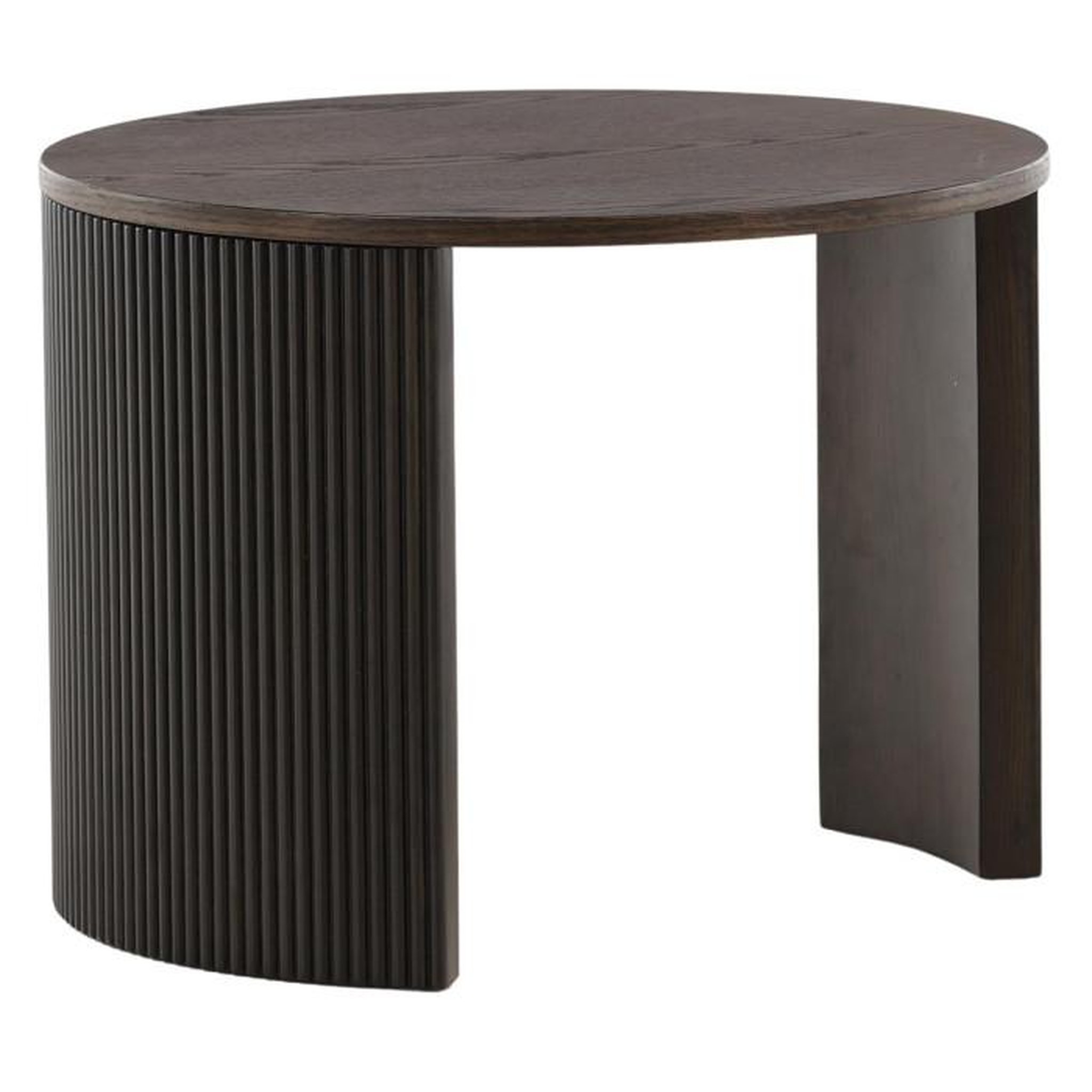 Paris Prix Table Basse Nervurée  Bristol  60cm Marron
