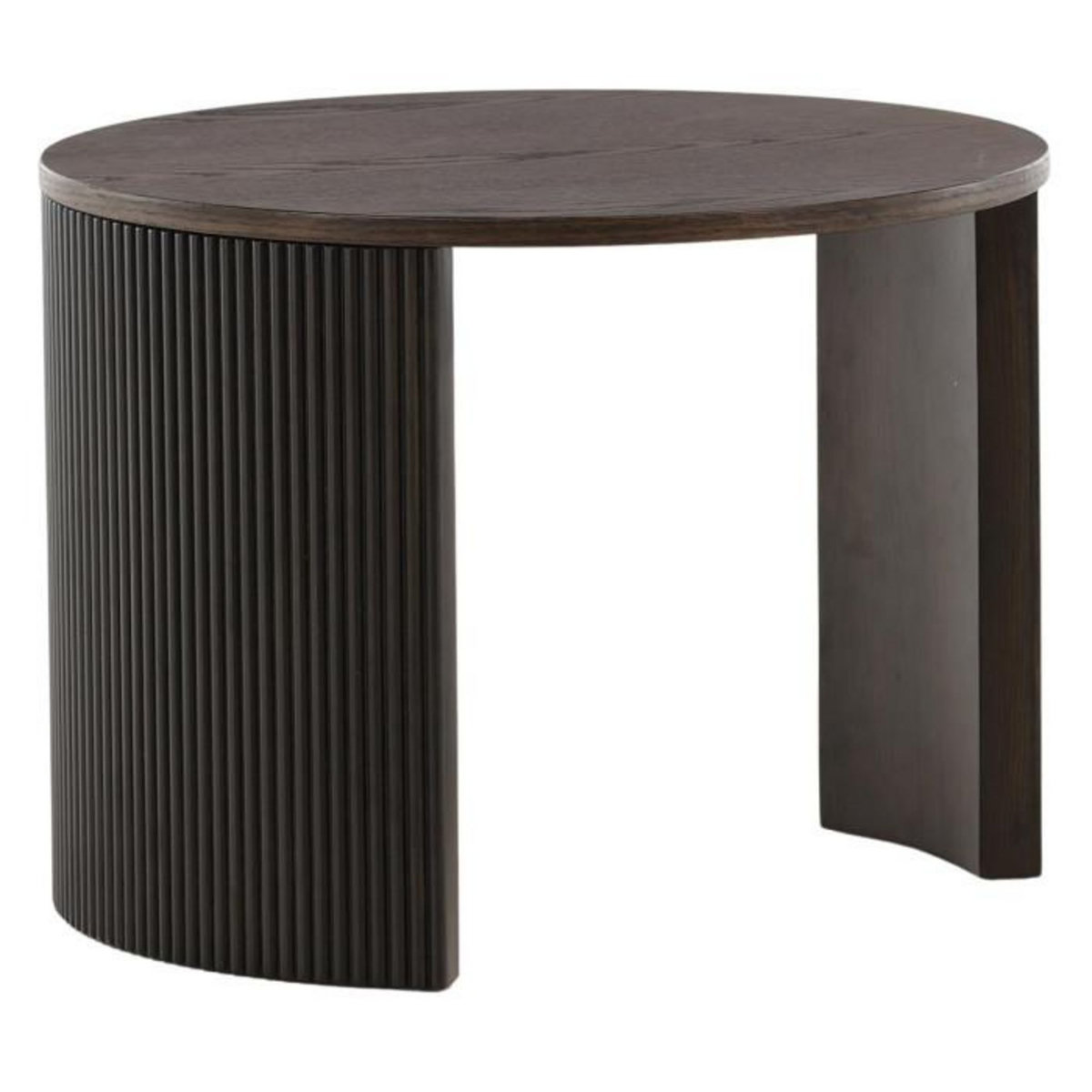 Paris Prix Table Basse Nervurée  Bristol  60cm Marron